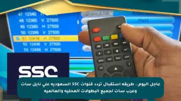 عاجل اليوم.. طريقة استقبال تردد قنوات SSC السعودية على نايل سات وعرب سات لجميع البطولات المحلية والعالمية